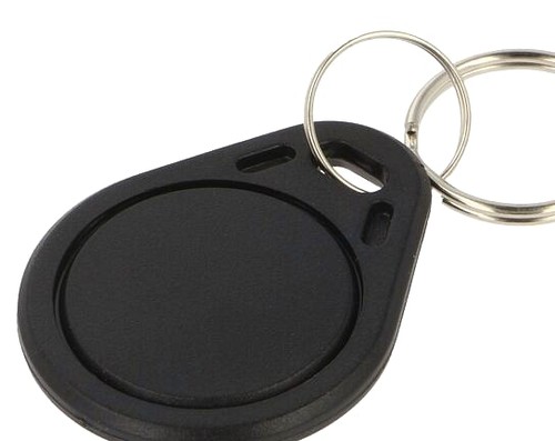 Rfid pendant plastic black - rfid, plastic;